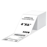 4x6 Waterproof Stack Label compatible with LOSERCAL
