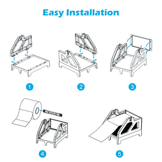  Easy asesembly within 5 steps, taking no more than 1 minute.